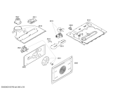 Схема №1 E1452N0 MEGA1452N с изображением Панель управления для электропечи Bosch 00445929