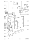 Схема №1 ADG 4956 M/1 с изображением Обшивка для посудомоечной машины Whirlpool 481245371122