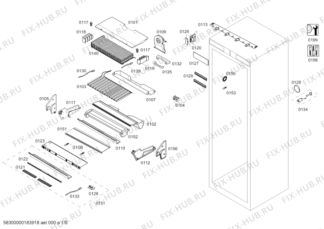 Схема №2 FIN30MIIL1 F 1811 VI с изображением Крышка для холодильника Bosch 00679382