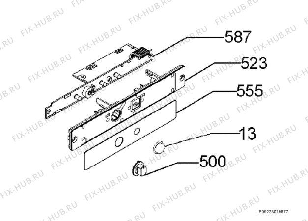 Взрыв-схема холодильника Aeg ABB66011AS - Схема узла Diffusor