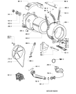 Схема №1 AWM 291/3 с изображением Обшивка для стиральной машины Whirlpool 481245319319