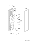 Схема №1 AS2025GIMS с изображением Дверца для холодильника Whirlpool 481241820102