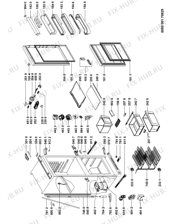 Схема №1 1FIC-37L с изображением Микротермостат для холодильной камеры Whirlpool 481228238235
