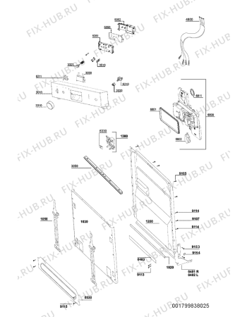 Схема №2 ADG 4550/2 NB с изображением Панель для посудомойки Whirlpool 481244011526