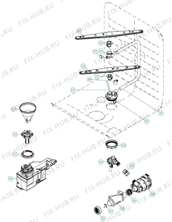 Схема №2 DM320 SE   -White Bi (338203, DW70.1) с изображением Панель управления для посудомойки Gorenje 342988