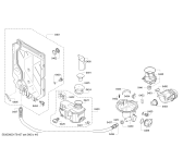 Схема №1 SMS68L02TR SilencePlus с изображением Панель управления для посудомоечной машины Bosch 00749147