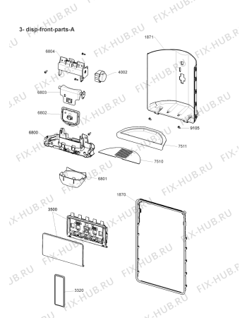 Схема №1 WSX5172K MS с изображением Всякое для холодильника Whirlpool 482000010621