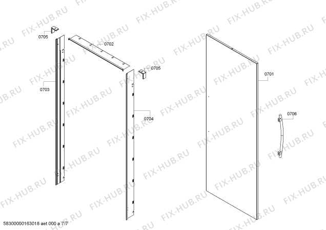 Схема №2 CIR36MIIL1 K 1911 VI с изображением Плата для холодильной камеры Bosch 00711053