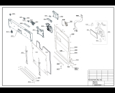 Схема №2 DIN15212 (7694253942) с изображением Панель для посудомоечной машины Beko 1780309100