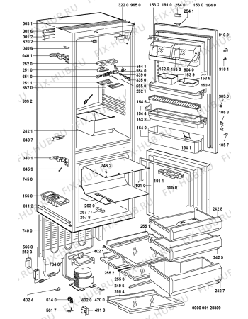 Схема №1 KGI 2920/B/1 с изображением Запчасть для холодильной камеры Whirlpool 481231088406