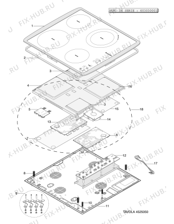 Схема №1 KZT6124IDF (F038972) с изображением Всякое для духового шкафа Indesit C00144888