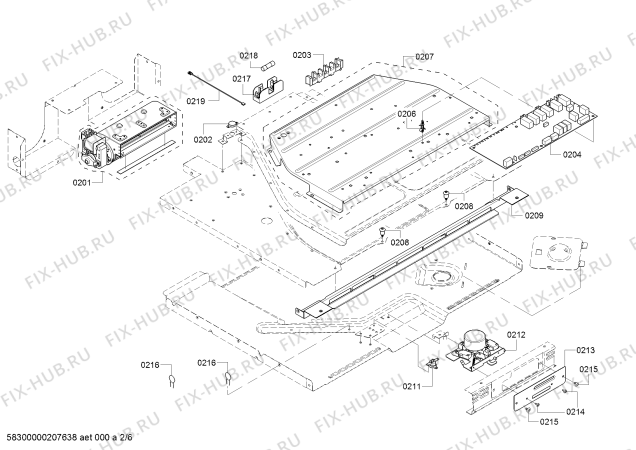 Схема №2 HBL87M52UCC Bosch с изображением Провод для плиты (духовки) Bosch 10003029