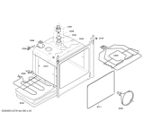Схема №1 HEN200424 с изображением Панель управления для духового шкафа Bosch 00665385