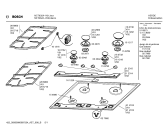 Схема №1 NCT635A с изображением Панель для плиты (духовки) Bosch 00212315