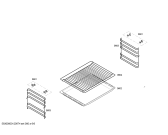 Схема №1 HEN100441 с изображением Ручка двери для духового шкафа Bosch 00662918