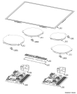 Схема №1 HK8542H1XB HN9 с изображением Поверхность для электропечи Aeg 140021787019