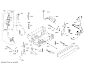 Схема №1 SMS50E22EU с изображением Силовой модуль запрограммированный для посудомойки Bosch 00659570