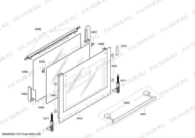 Схема №1 HB530260 с изображением Панель управления для духового шкафа Siemens 00660358