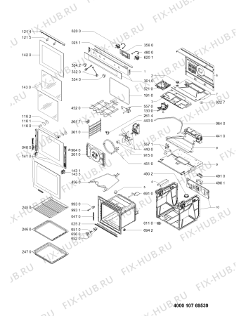 Схема №1 KOHCP60600 (F092798) с изображением Запчасть для плиты (духовки) Indesit C00517112