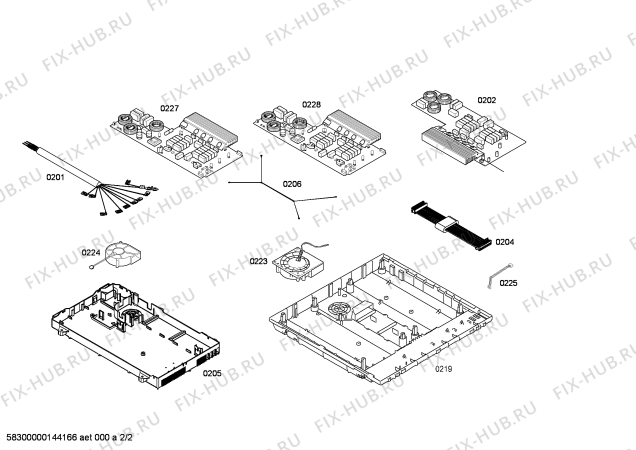 Схема №1 PIK975N24E IH6.1 - Standard с изображением Стеклокерамика для духового шкафа Bosch 00681965