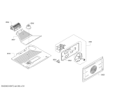 Схема №1 U17M42S3GB с изображением Панель управления для духового шкафа Bosch 00675548