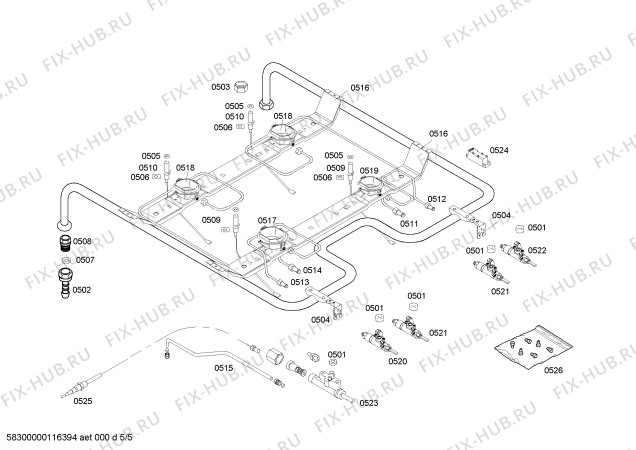Схема №1 HG322500P с изображением Кольцо для плиты (духовки) Siemens 00602757