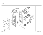 Схема №1 HMG8402BB с изображением Крышка кнопки для микроволновой печи Bosch 00065707