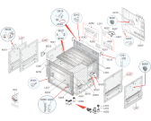 Схема №2 ECP97393AX (406602, 96PV) с изображением Поверхность для плиты (духовки) Gorenje 420183