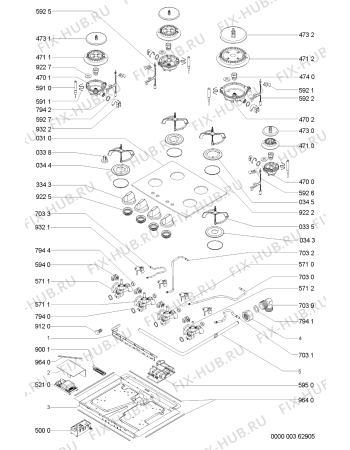 Схема №1 AKR302NB (F092492) с изображением Наставление для духового шкафа Indesit C00372117