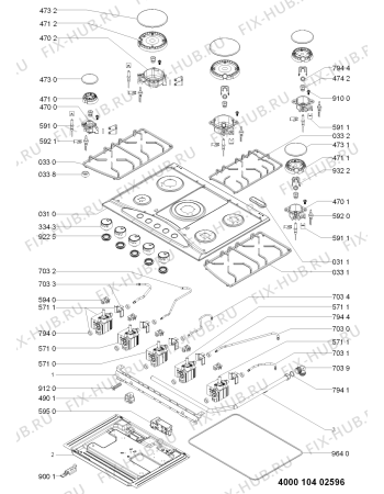 Схема №1 AKS 341/IX с изображением Втулка для духового шкафа Whirlpool 481010400198