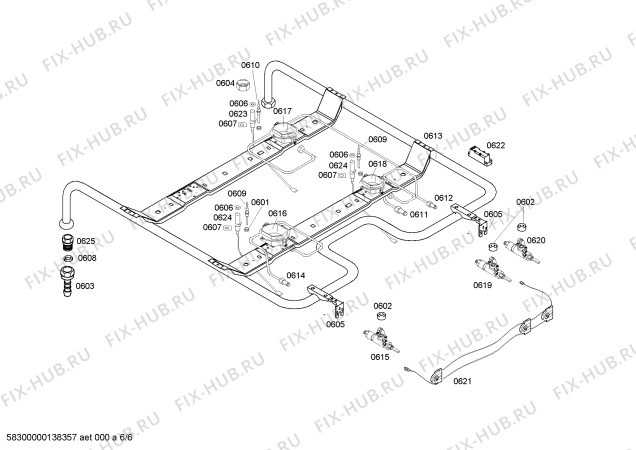 Схема №2 HM44D540F с изображением Ручка выбора температуры для плиты (духовки) Siemens 00606556