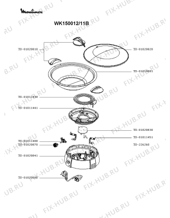 Схема №2 WK150012/11 с изображением Скороварка Moulinex TS-01020850