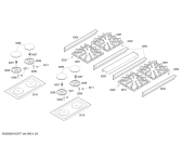 Схема №3 PRG304US с изображением Панель для плиты (духовки) Bosch 00143189