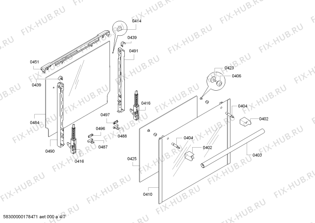 Схема №1 HCL724327V с изображением Панель управления для электропечи Bosch 00700576