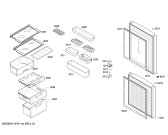 Схема №3 KG19V60TI с изображением Дверь для холодильника Siemens 00244129