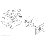 Схема №1 B85M52N3MC с изображением Панель управления для плиты (духовки) Bosch 00744901