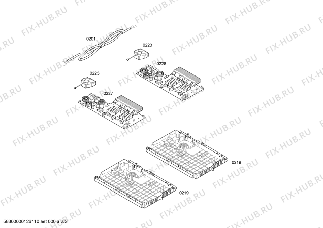 Схема №1 CI490110 Ind.gaggenau.90.tc_twist.inox.4i.pnrmc с изображением Стеклокерамика для электропечи Bosch 00479527