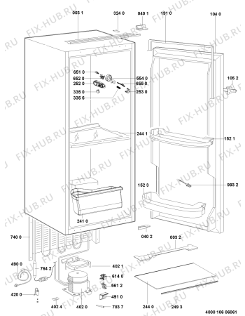 Схема №1 9BRKK17801A с изображением Поверхность для холодильной камеры Whirlpool 481010573633
