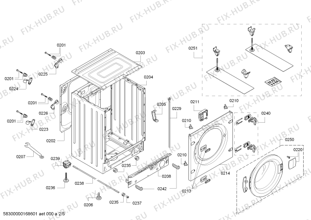 Схема №1 WI12S121EE 7 kg IQ300 AQUASECURE с изображением Силовой модуль для стиралки Siemens 00707984