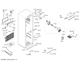 Схема №1 KK26E68TI с изображением Декоративная панель для холодильной камеры Siemens 00446805
