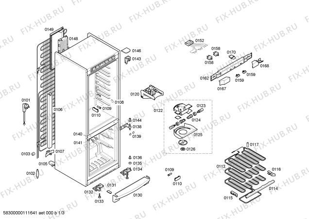 Схема №1 KGS39P90 с изображением Модуль управления для холодильника Bosch 00496162