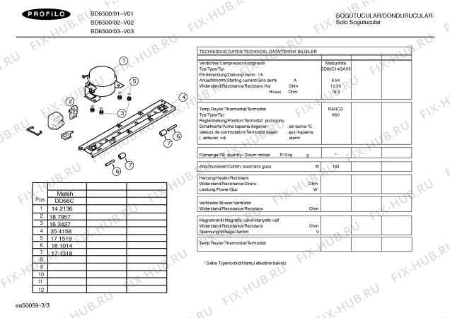 Схема №2 BD6600 с изображением Контейнер для холодильной камеры Bosch 00361020