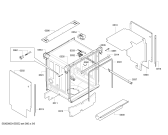 Схема №1 SN68M043EU с изображением Передняя панель для посудомойки Siemens 00676165