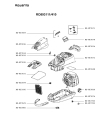Схема №1 RO593111/410 с изображением Покрытие для мини-пылесоса Rowenta RS-RT4016
