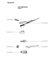 Схема №1 LP7100F3/7P0 с изображением Элемент корпуса для электрофена Rowenta CS-00136396
