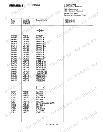 Взрыв-схема телевизора Siemens FM703V4 - Схема узла 04