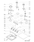 Схема №1 GOR 6416/NB с изображением Труба для плиты (духовки) Whirlpool 481010726342