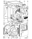 Схема №1 AWZ 135 с изображением Декоративная панель для сушилки Whirlpool 481245219697