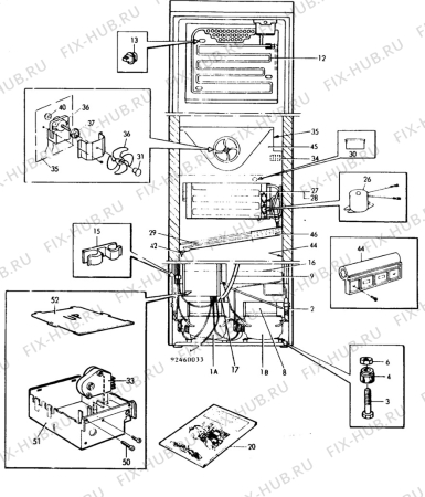 Взрыв-схема холодильника Arthurmartinelux 83350 - Схема узла C10 Cold, users manual