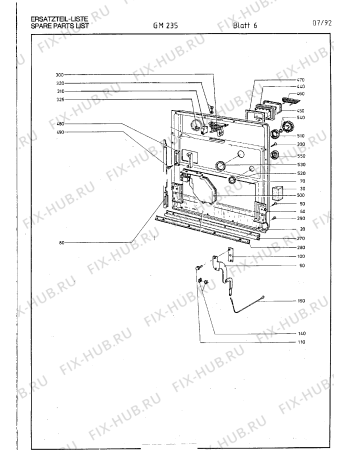 Взрыв-схема посудомоечной машины Gaggenau GM235120 - Схема узла 15